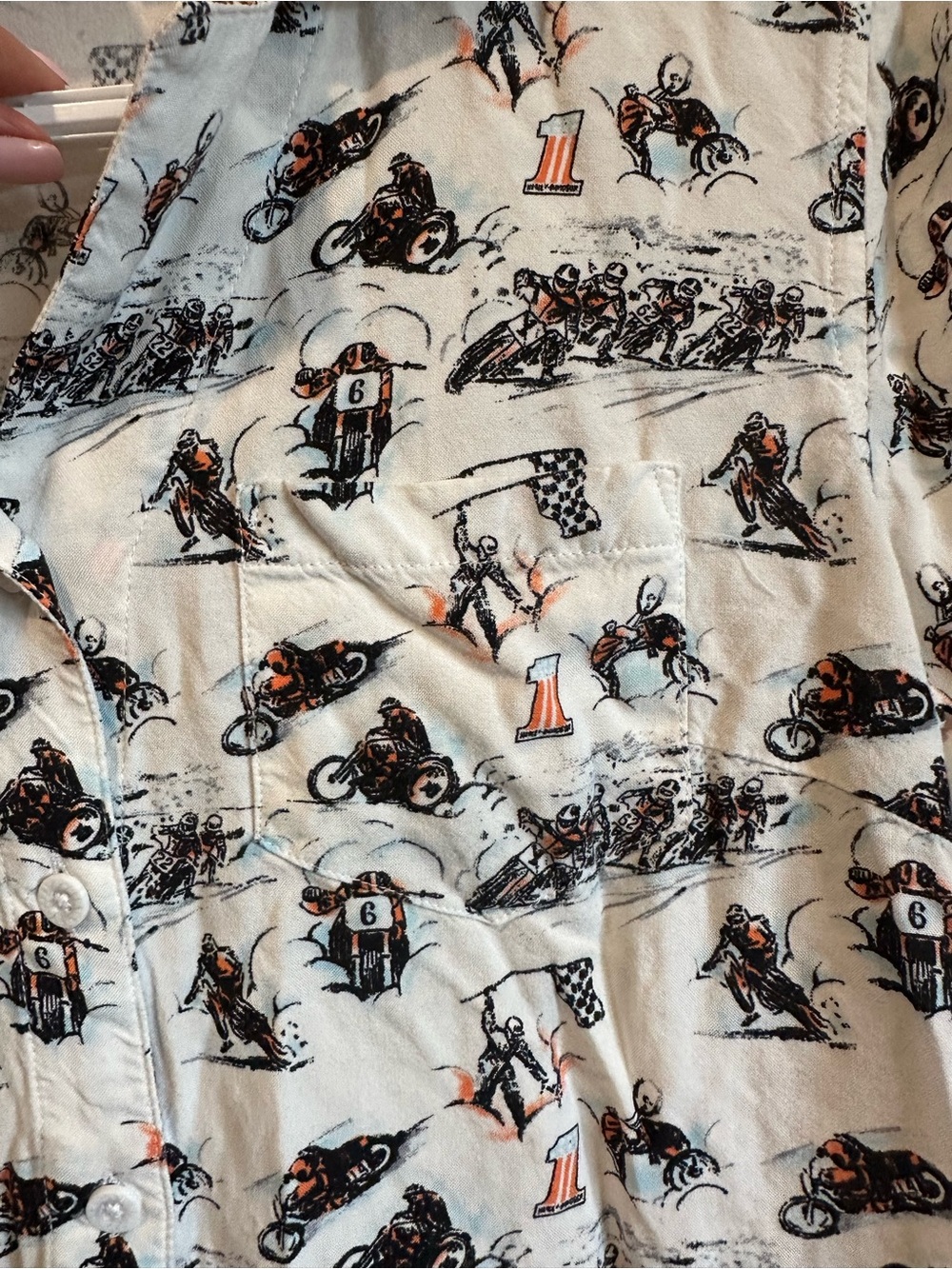 Harley Davidson | Women’s Twisty Aloha Short Sleeve Shirt - Picture 6 of 8